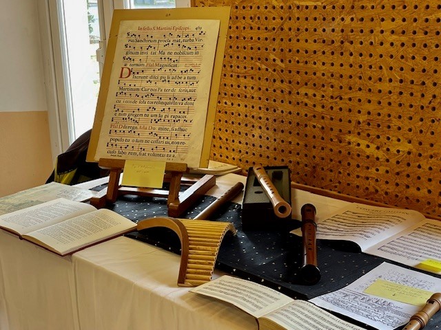 Flutes et partitions anciennes